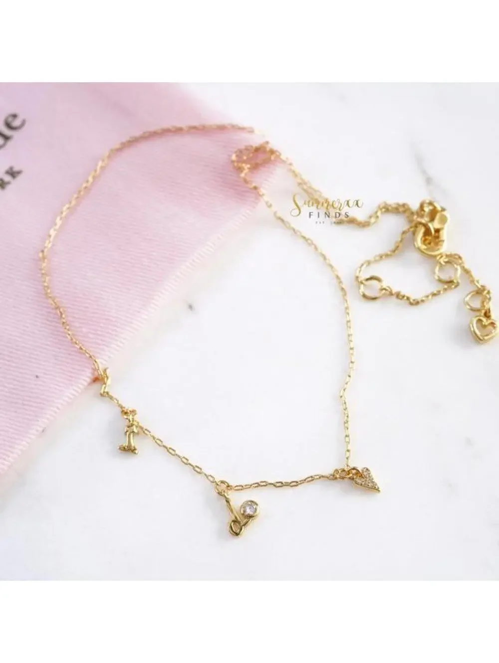 Kate Spade Say Yes I Do Charm Necklace